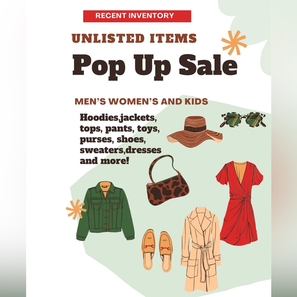 Pop Up Sale For Unlisted Items